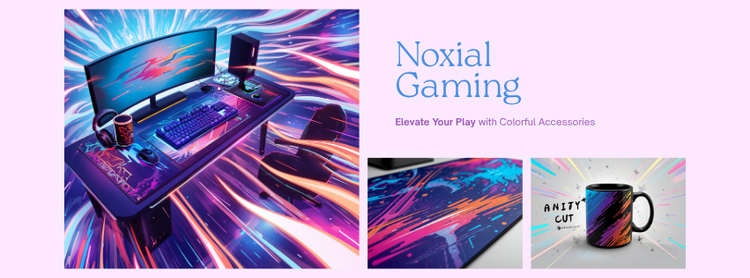 Bannière Setup et Accessoires Gaming Noxial
