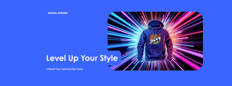 Bannière Vêtements Gaming Noxial