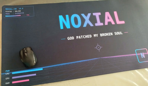 Tapis de souris XXL gaming Noxial 90 x 40 cm – vue 2
