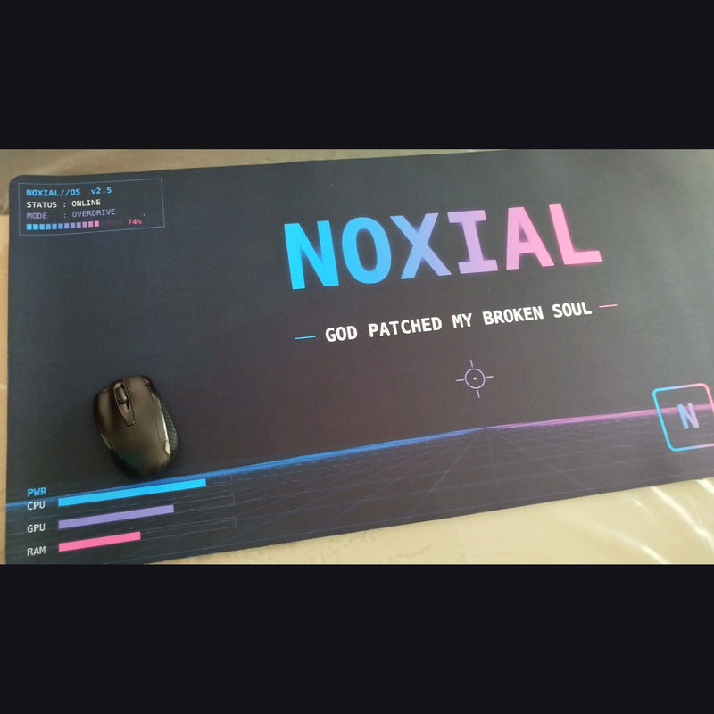 Tapis XXL Cyberpunk — 90 × 40 cm